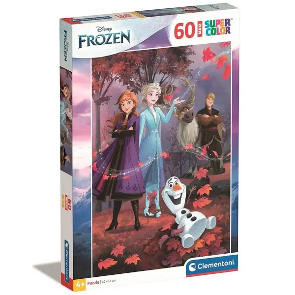 Frozen: Maxi Super Color Puzzle in Piedi 60 Pezzi - Clementoni immagine 1