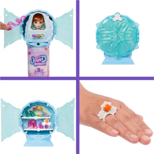 Frozen: Sorpresa di Cristallo di Ghiaccio - Anna - Mattel immagine 3