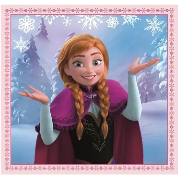 Frozen momenti divertenti puzzle Supercolor 3x48 pezzi - Clementoni immagine 3