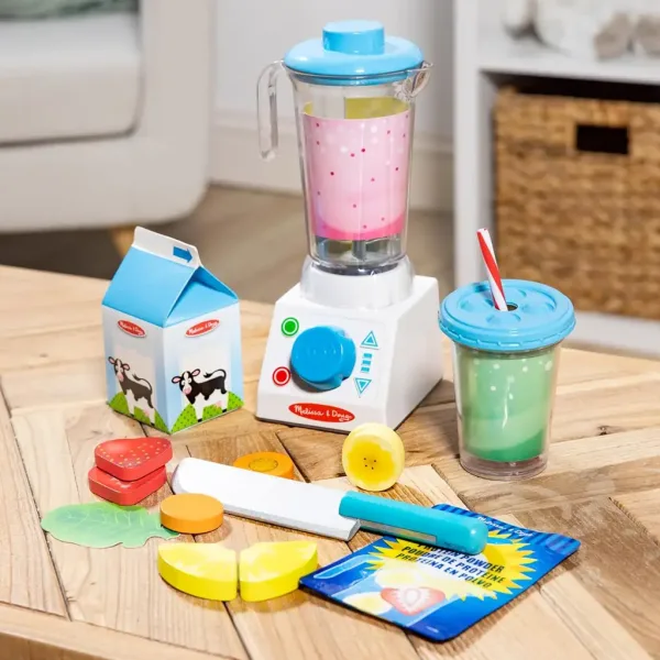Frullatore per smoothie con accessori in legno - Melissa & Doug immagine 6