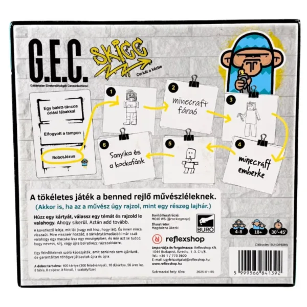 G.E.C. gioco da tavolo Skicc immagine 3