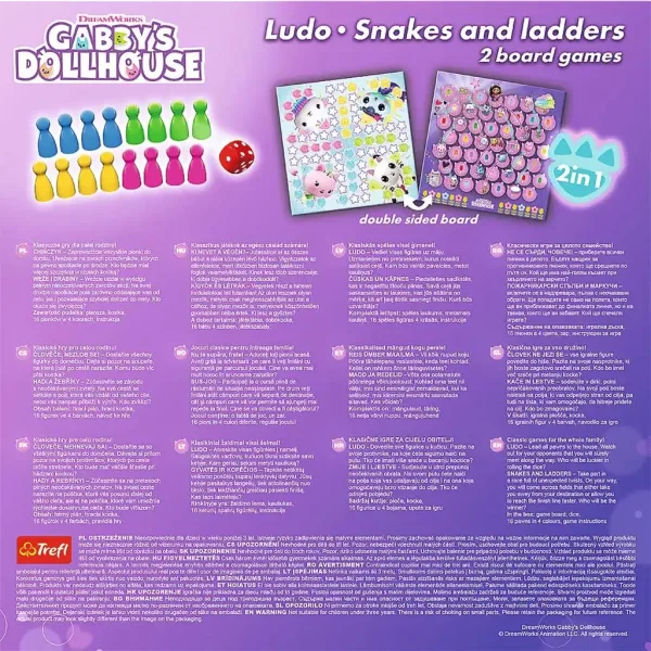 Gabi Casa delle Bambole: Set di giochi da tavolo 2 in 1 - Trefl immagine 3