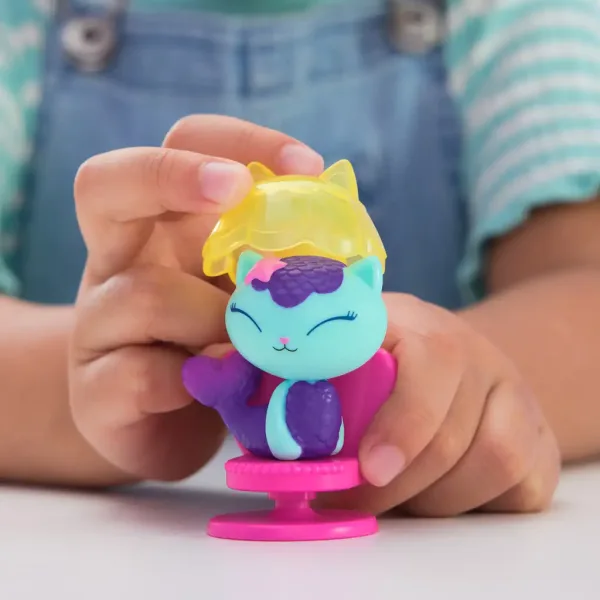 Gabi Casa delle Bambole: Set di gioco Sedia Spa Magica di Sirenetta Gattina - Spin Master immagine 2