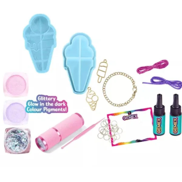 Gemex: Set di creazione di gioielli gelato con pietre preziose in gel immagine 2