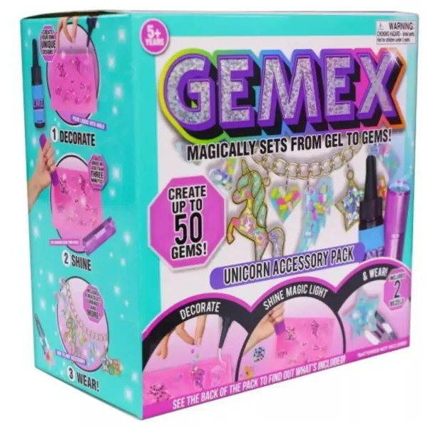 Gemex: Set di creazione di gioielli unicorno da gel a gemma immagine 1