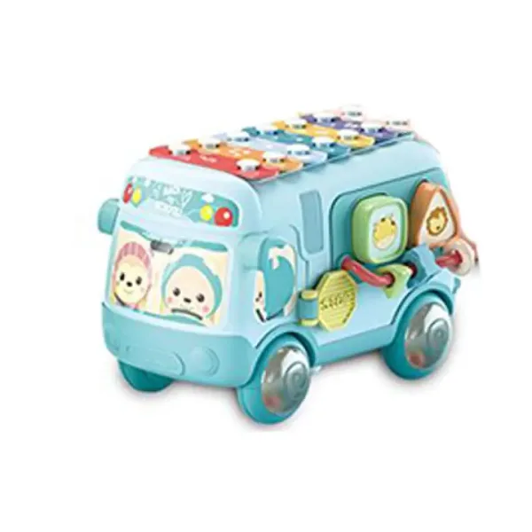 Giocattolo educativo multifunzionale Baby Bus in diverse varianti di colore immagine 1