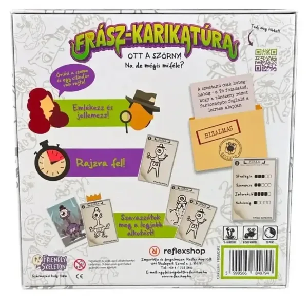 Gioco da tavolo Frászkarikatúra immagine 2