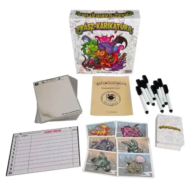 Gioco da tavolo Frászkarikatúra immagine 3