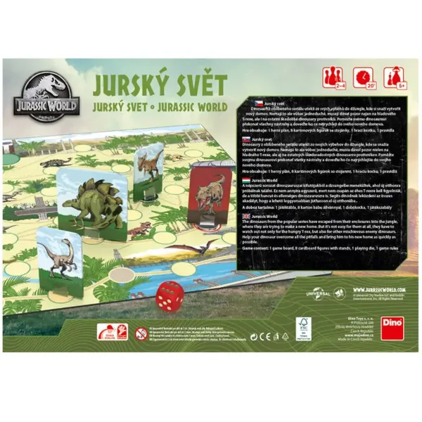 Gioco da tavolo Jurassic World immagine 2