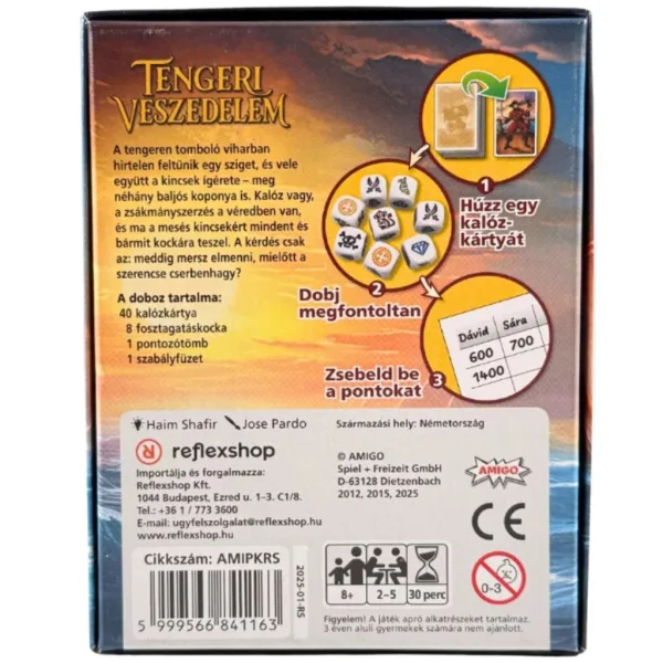 Gioco da tavolo Pericolo Marino immagine 2