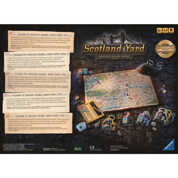 Gioco da tavolo Scotland Yard - Edizione Sherlock Holmes - Ravensburger immagine 2