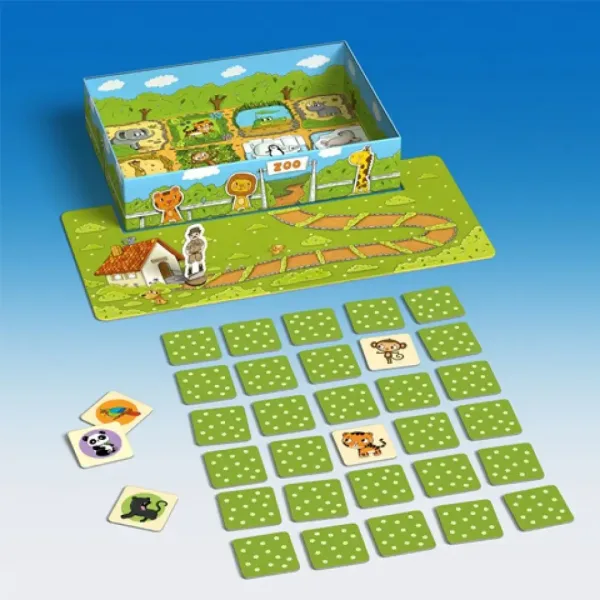 Gioco da tavolo di memoria Zoo immagine 3