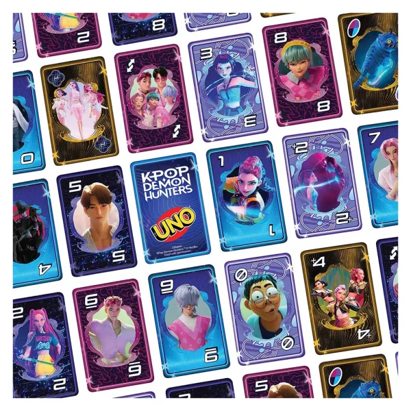 Gioco di carte UNO K-POP Cacciatori di demoni - Mattel immagine 5
