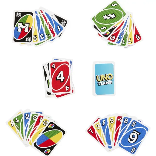 Gioco di carte UNO Teams - Mattel immagine 3