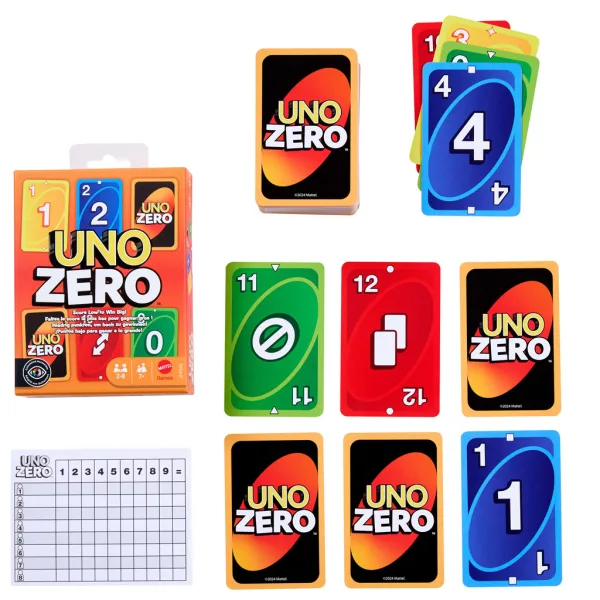 Gioco di carte UNO Zero - Mattel immagine 2