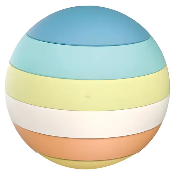 Gioco di costruzione torre con 6 palline 12cm immagine 3