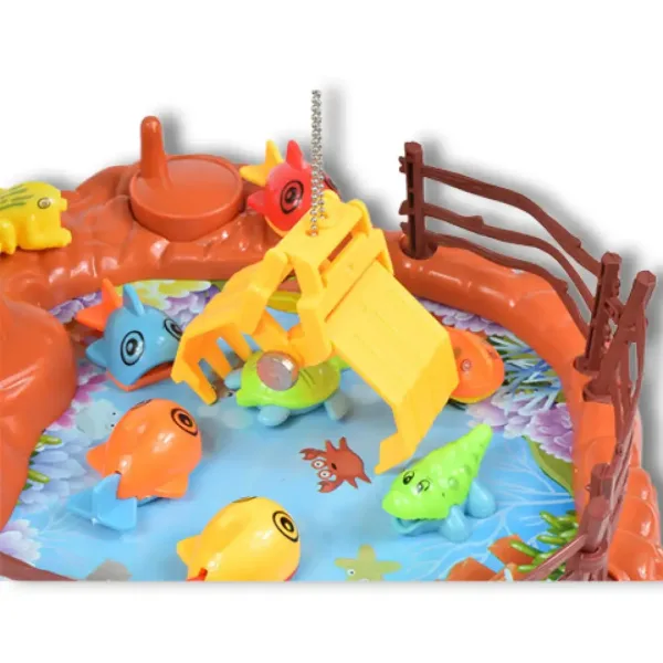 Gioco di pesca con gru Dino Peca con pesci immagine 4
