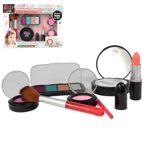 Girls Creator: Set di trucco realistico con rossetto, trucchi e pennelli immagine 1