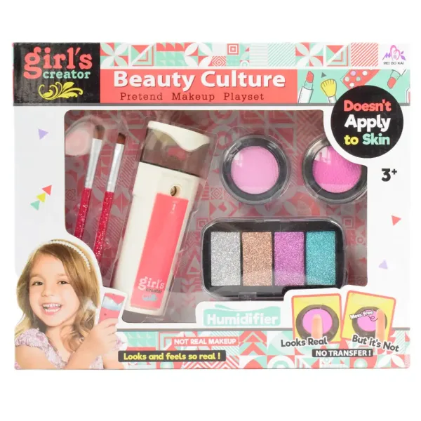 Girls Creator: Set di trucco realistico con umidificatore e pennelli immagine 9