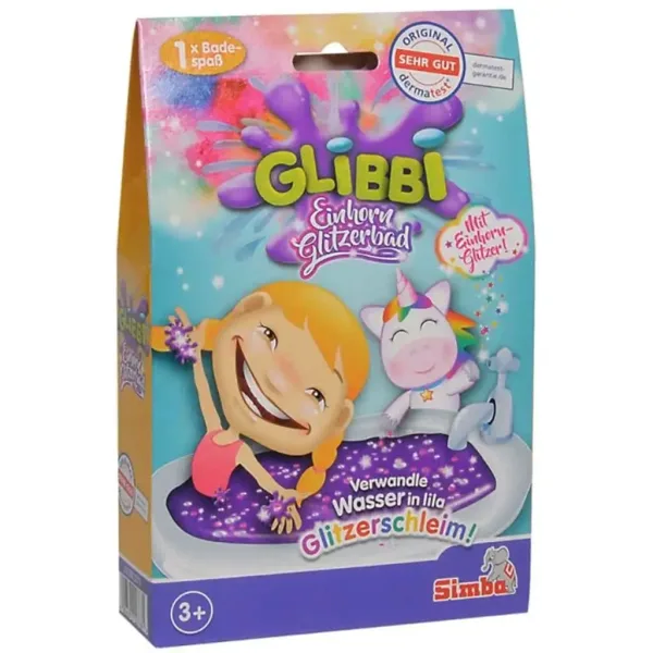 Glibbi: Gel da bagno slime scintillante con unicorni - Simba toys immagine 1