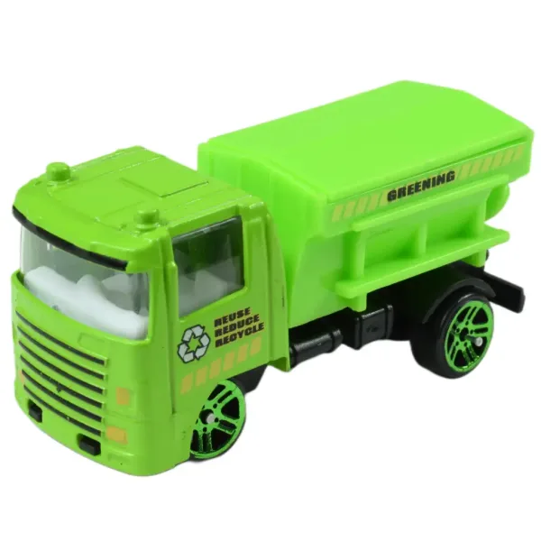 Greening Car: Set di 6 camion per la raccolta dei rifiuti immagine 3