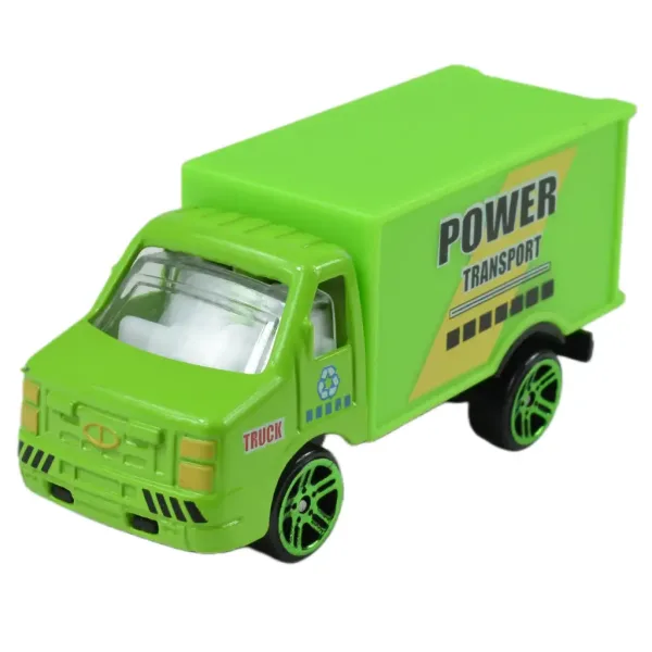 Greening Car: Set di 6 camion per la raccolta dei rifiuti immagine 6