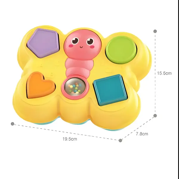Happy World: Gioco di incastro a forma di farfalla 19cm immagine 3