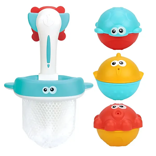 Happy World: Gioco di pesca con animali marini da bagno immagine 2