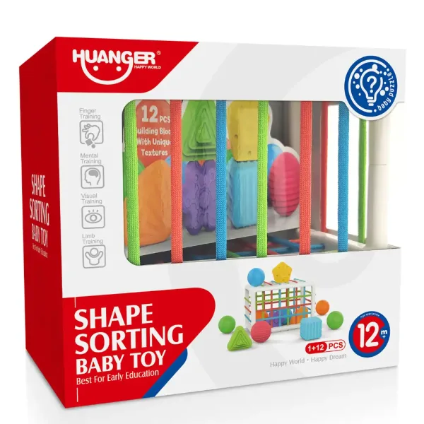 Happy World: Gioco educativo con 12 forme da abbinare immagine 3