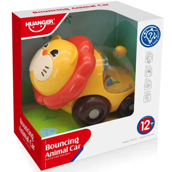 Happy World: Leone sonaglio rotolante 11 cm immagine 3