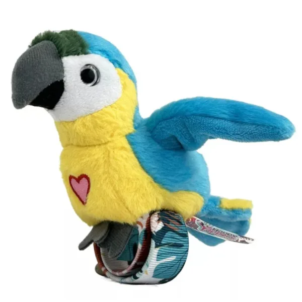 Happy Yappers pappagallo blu interattivo di peluche immagine 2
