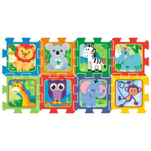 Happy Zoo - Puzzle in spugna dello zoo felice immagine 3