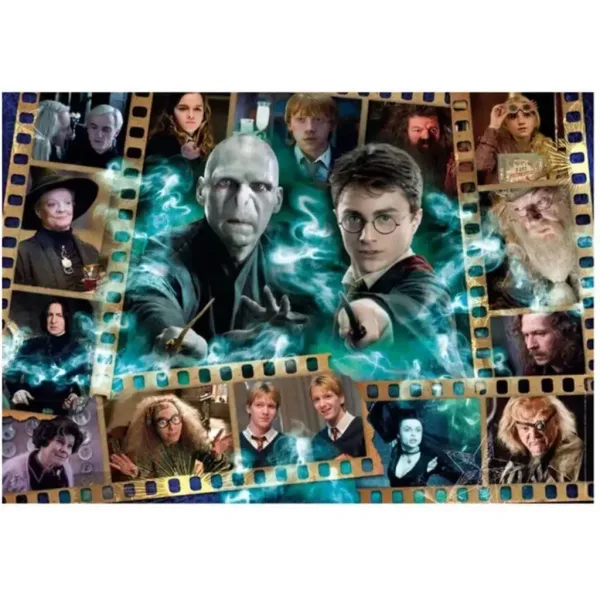 Harry Potter - Il destino del mondo magico puzzle da 1000 pezzi con poster - Clementoni immagine 2