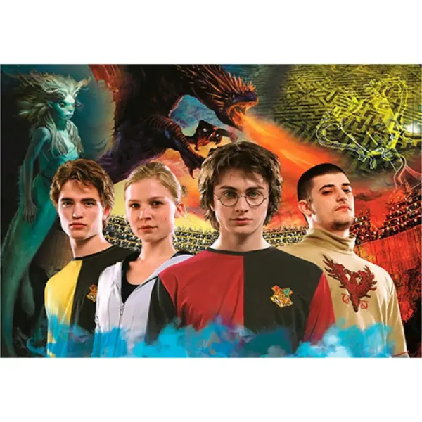 Harry Potter e i concorrenti del Torneo Tremaghi puzzle da 1000 pezzi - Clementoni immagine 2