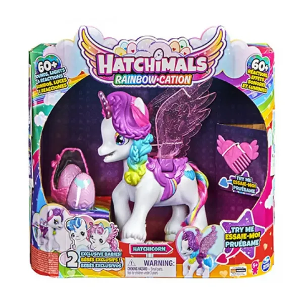 Hatchimals Rainbow Cation Hatchicorn Magico Unicorno - Spin Master immagine 1