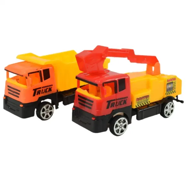 Heavy Duty: Set di giochi da costruzione con auto a retrocarica e accessori immagine 2