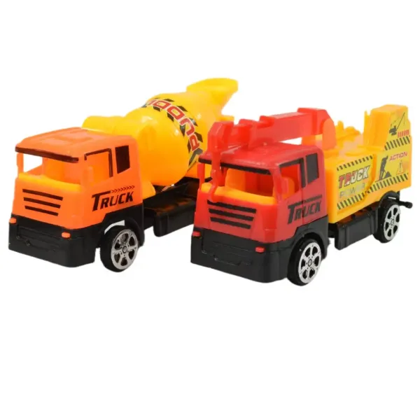 Heavy Duty: Set di giochi da costruzione con auto a retrocarica e accessori immagine 3