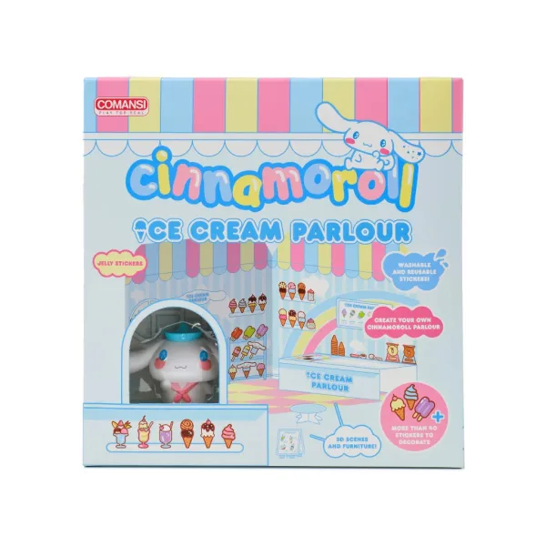 Hello Kitty: Cinnamoroll gelateria con figura e casa decorabile con adesivi - Comansi immagine 2
