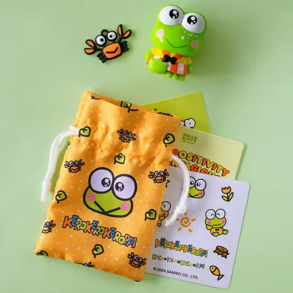 Hello Kitty: Figura Keroppi in scatola con accessori 6cm immagine 3
