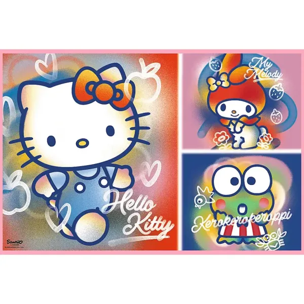Hello Kitty e amici puzzle 2x200 - Trefl immagine 2