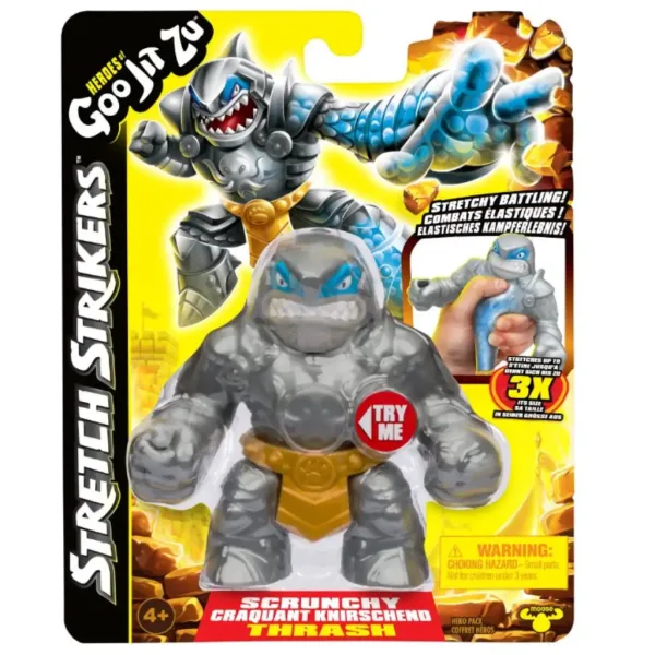 Heroes of Goo Jit Zu: Creature Fighters Action Figure Stretchable - Thrash immagine 2