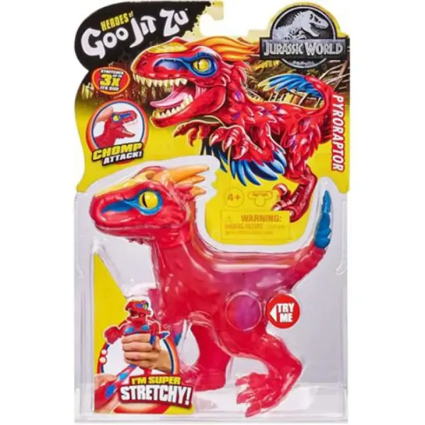 Heroes of Goo Jit Zu Jurassic World Pyroraptor action figure immagine 1
