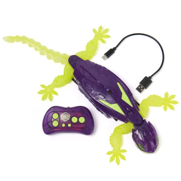 HexBots: Gekko telecomandato che si arrampica sui muri e si illumina al buio - Spin Master immagine 2