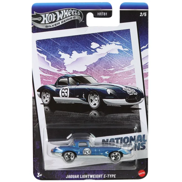Hot Wheels: Jaguar E-Type Lightweight Vintage modellautó 1/64 – Mattel immagine 1