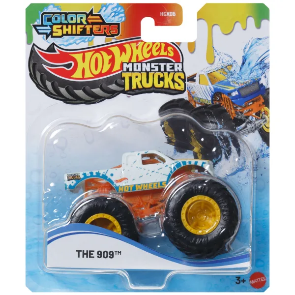 Hot Wheels Monster Truck: The 909 macchinina cambia colore 1/64 - Mattel immagine 1