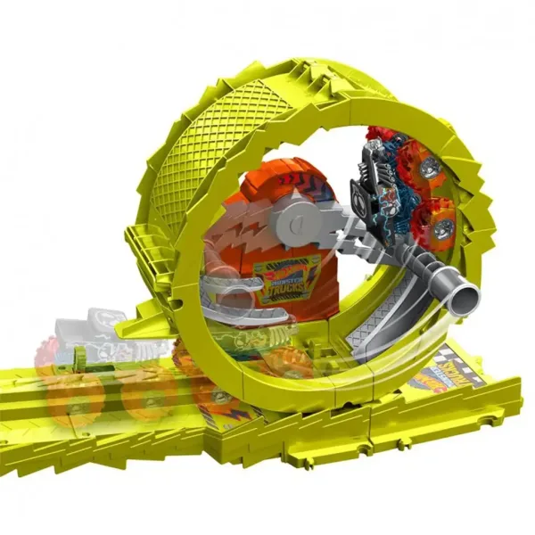 Hot Wheels Monster Trucks: Set da pista Power Smasher - Mattel immagine 2