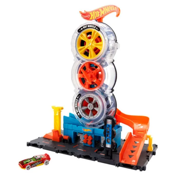 Hot Wheels: Set da gioco Officina Tripla Ruota - Mattel immagine 2