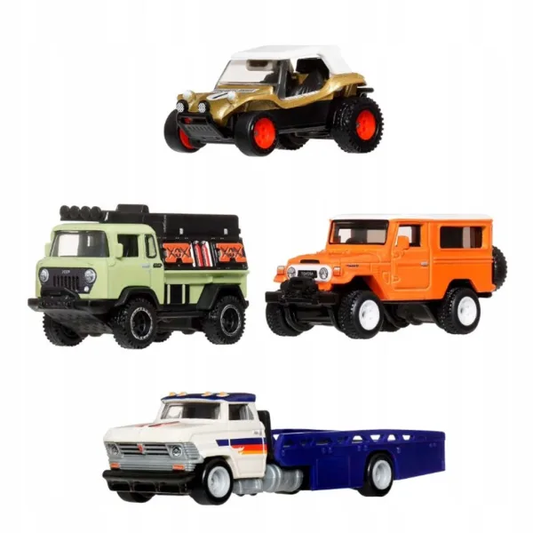 Hot Wheels: Set di 4 veicoli Premium Extreme Adventure - Mattel immagine 2