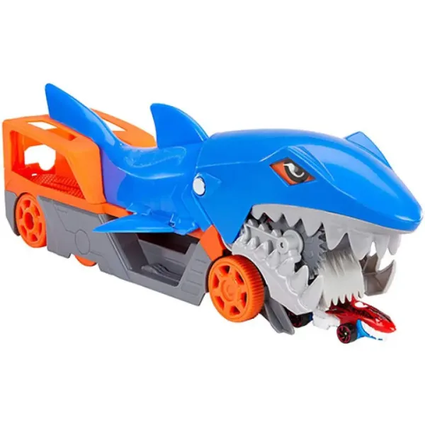 Hot Wheels: Set di gioco Squalo mangia-auto con macchinina - Mattel immagine 3