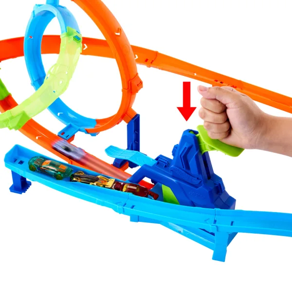 Hot Wheels: Set pista acrobatica con doppio loop - Mattel immagine 4
